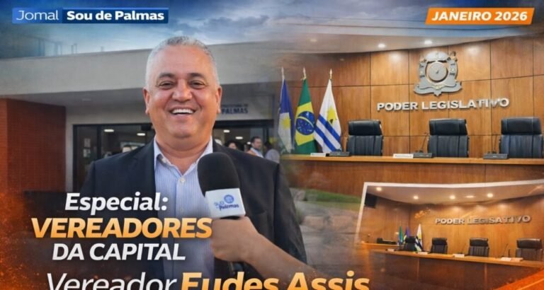 Vereador Eudes Assis aponta 2025 como fase de desafios vencidos e vê 2026 como etapa de consolidação em Palmas