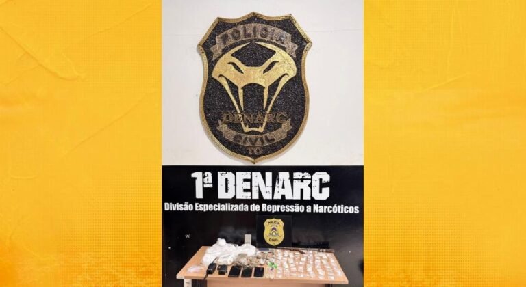 Polícia Civil desativa ponto de drogas na 1306 Sul e prende suspeito de 22 anos