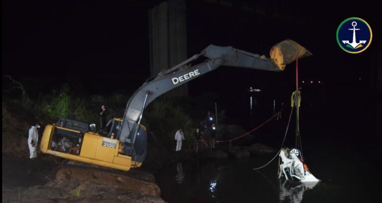 DNIT afirma que veículos que despencaram da ponte JK podem estar soterrados no Rio Tocantins