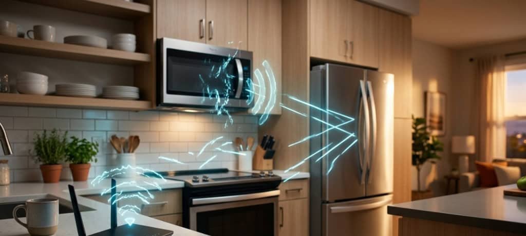 Micro-ondas e azulejos derrubam sinal de Wi-Fi na cozinha; veja como corrigir sem custo - Imagem do artigo original