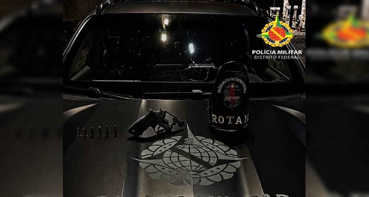 Suspeito é atingido após confronto armado com a PMDF perto do HRT - Imagem do artigo