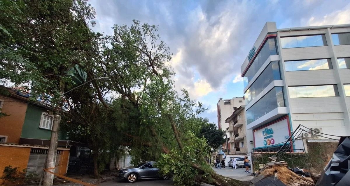 Ventos de 109 km/h suspendem balsa e fecham Porto de Santos após formação de ciclone-bomba - Imagem do artigo