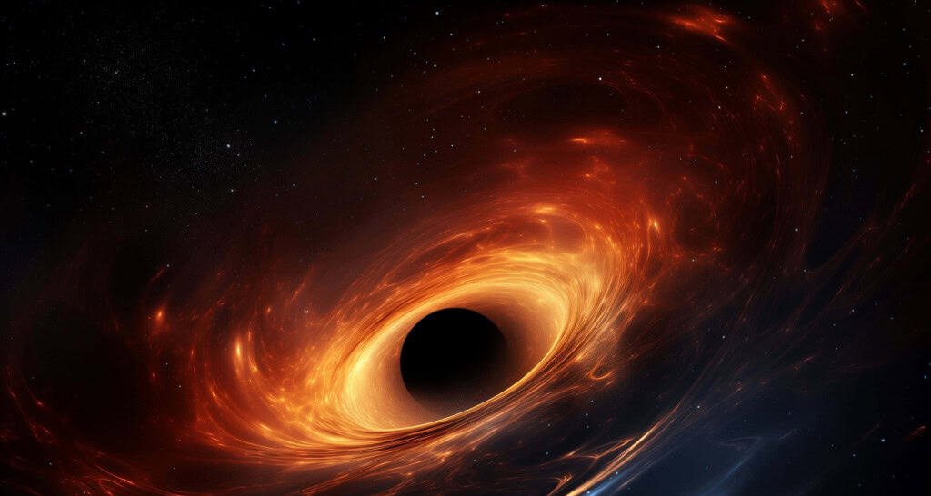 Como o corpo humano seria afetado ao atravessar o horizonte de um buraco negro - Imagem do artigo original