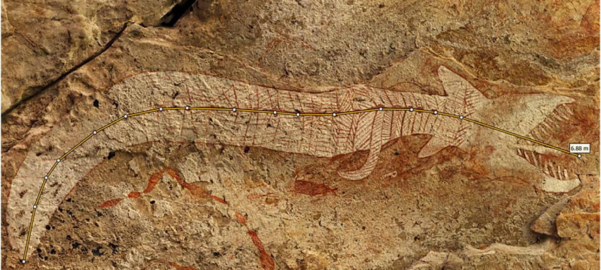 Pesquisadores ligam pinturas rupestres gigantes no Norte da Austrália à resistência cultural aborígene - Imagem do artigo
