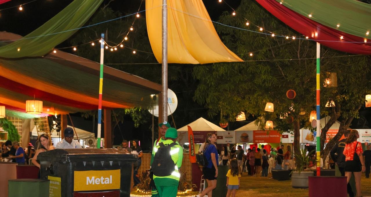 Palmas reforça limpeza em Taquaruçu durante os quatro dias do 20º Festival Gastronômico - Imagem do artigo original