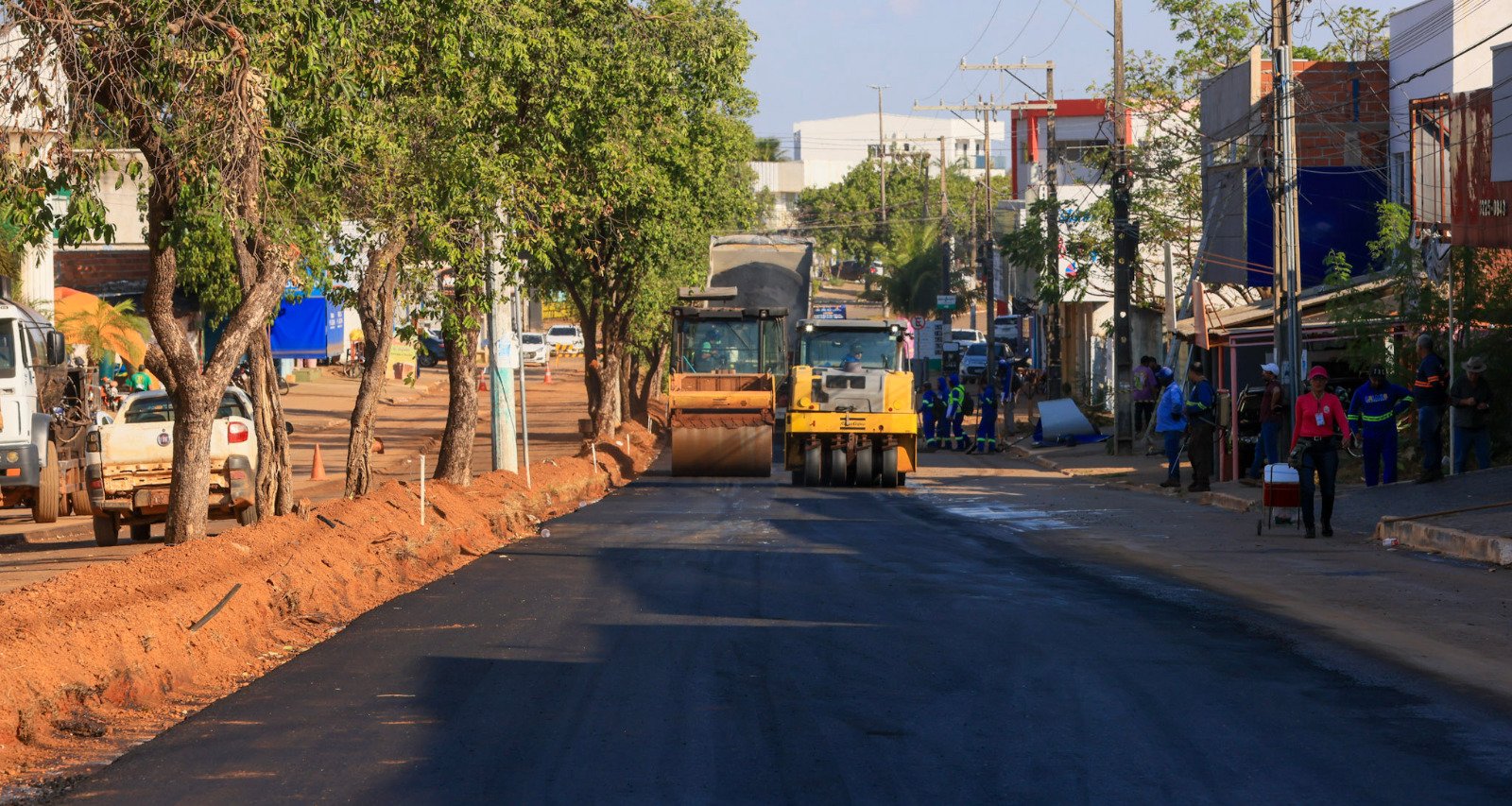 Pavimentação no primeiro trecho da Avenida Tocantins será concluída nesta quinta-feira - Imagem do artigo original