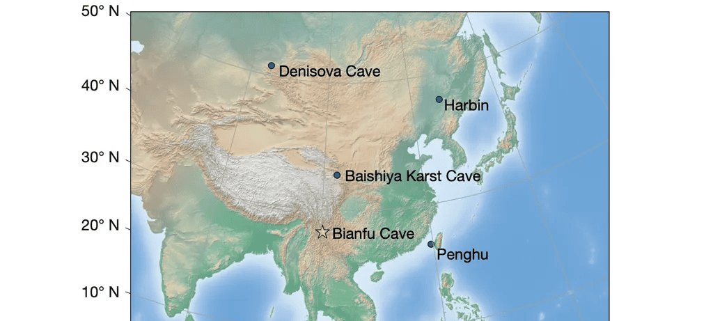Osso de antebraço revela presença de denisovanos em caverna chinesa por mais de 100 mil anos - Imagem do artigo original