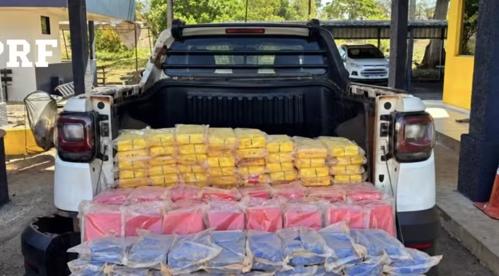 Motorista de 45 anos é preso no Tocantins com 209 kg de cocaína em caminhonete - Imagem do artigo