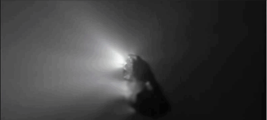 Missão proposta quer chegar ao cometa Halley em 2060 para monitorá-lo até o periélio - Imagem do artigo original