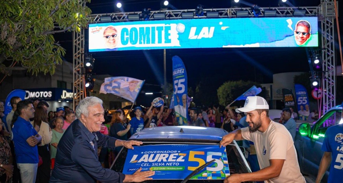 Laurez Moreira encerra caravana no Sul do Tocantins com caminhada e adesivaço em Gurupi - Imagem do artigo
