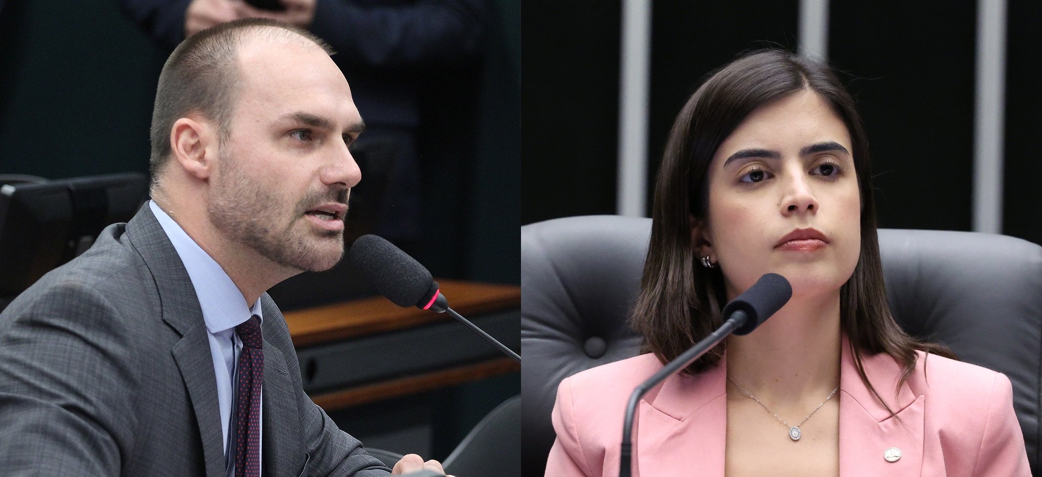 STF condena Eduardo Bolsonaro a um ano de detenção por difamação contra Tabata Amaral - Imagem do artigo