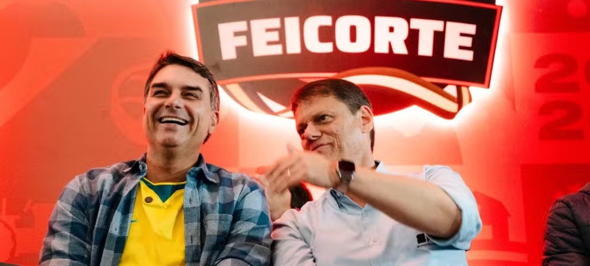 Tarcísio de Freitas cogita viajar pelo país para reforçar campanha de Flávio Bolsonaro em eventual segundo turno - Imagem do artigo