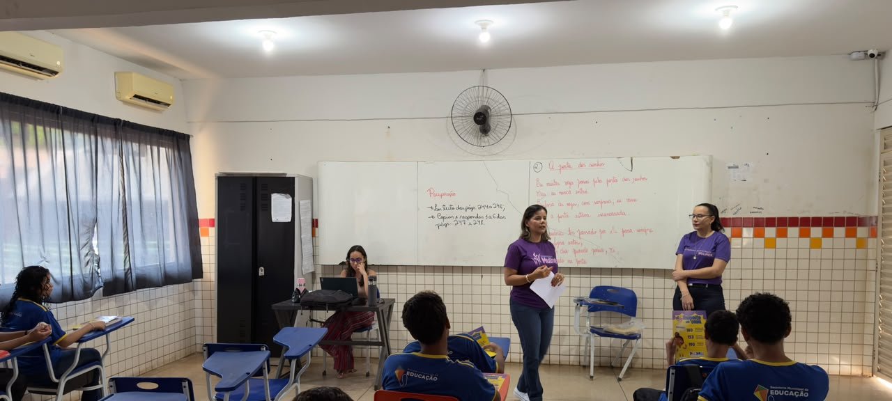 Projeto “Respeito em Cena” orienta quase cem estudantes de Palmas sobre violência contra a mulher - Imagem do artigo